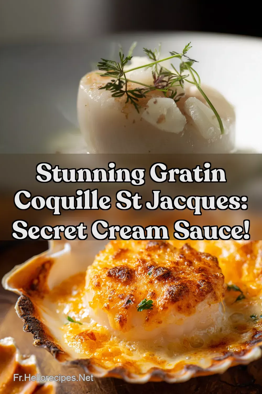 sauce cr&egrave;me coquillages