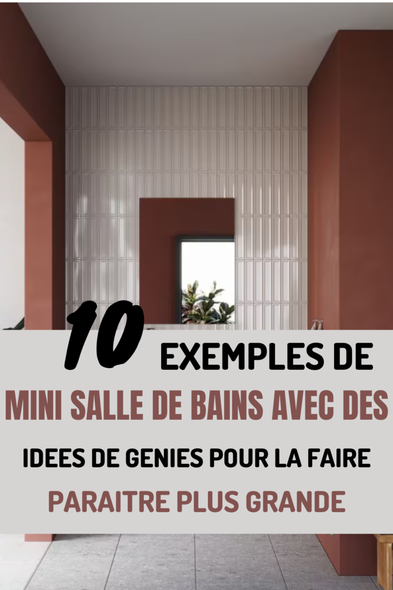 Am&eacute;nagement petite salle de bain