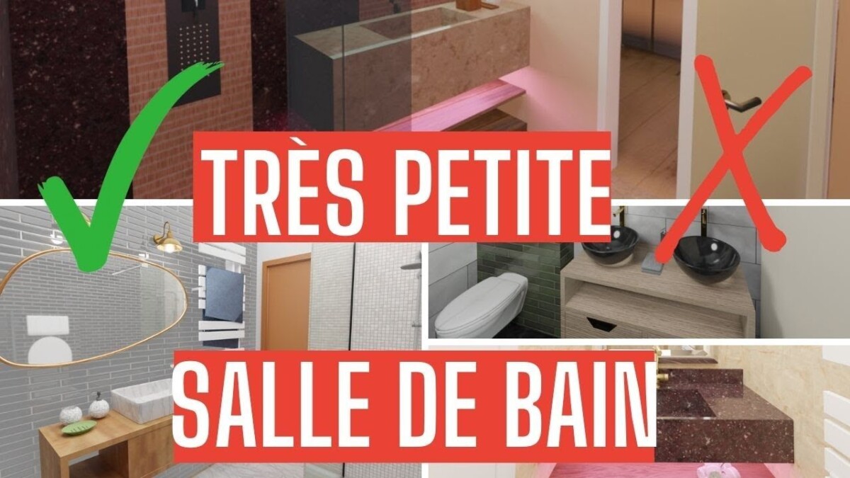 Am&eacute;nagement petite salle de bain