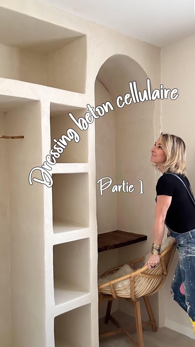 B&eacute;ton cellulaire salle installation