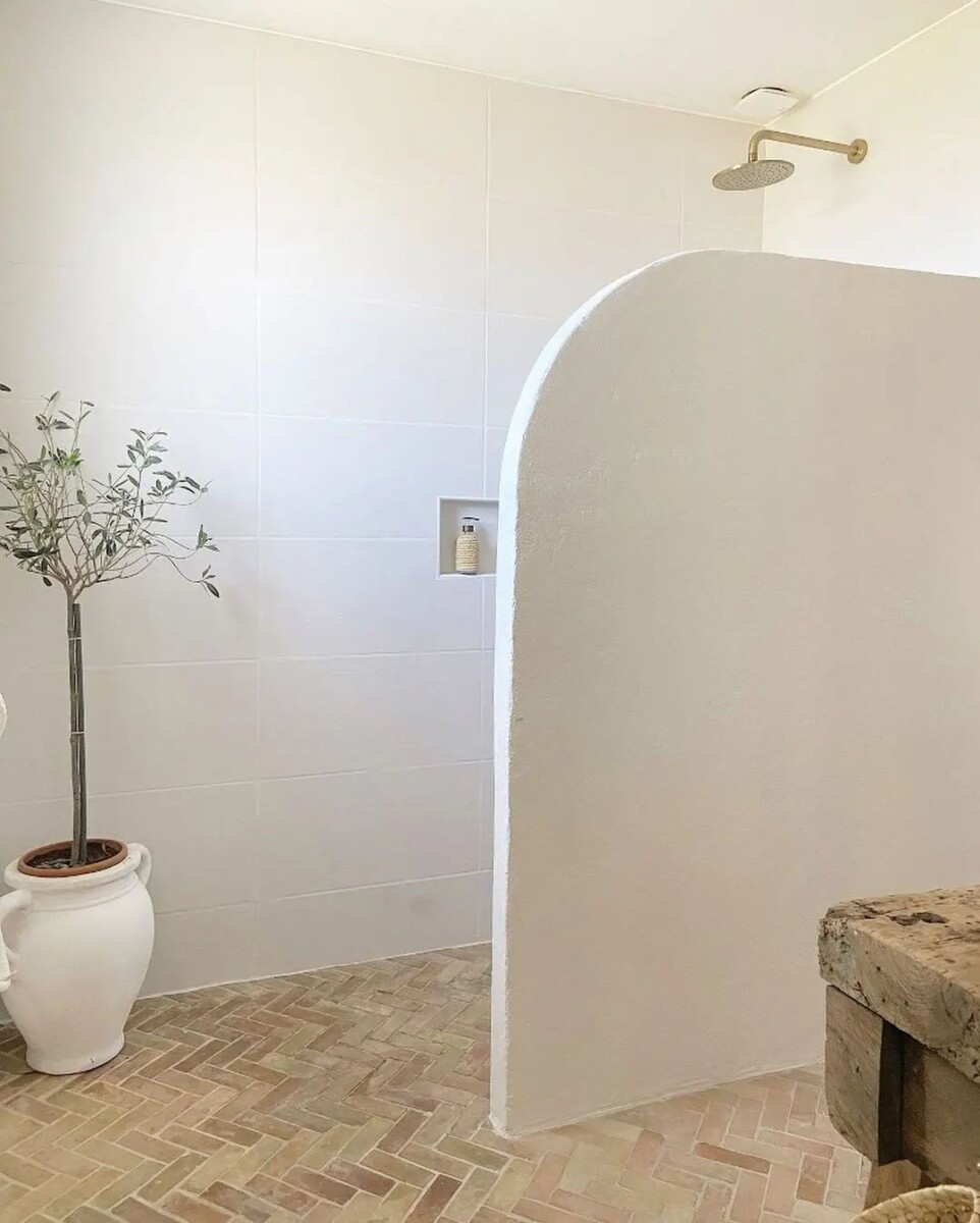 Salle bain siporex douche