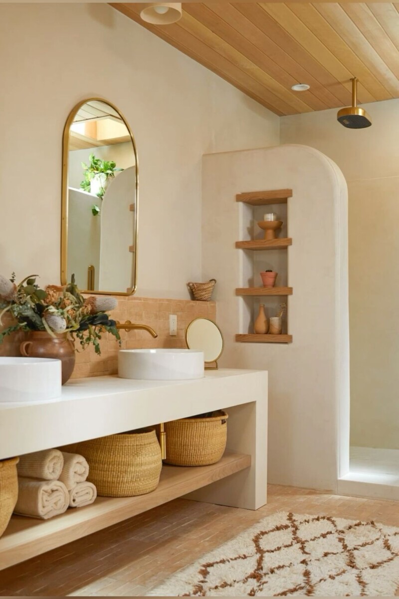 Salle bain siporex douche