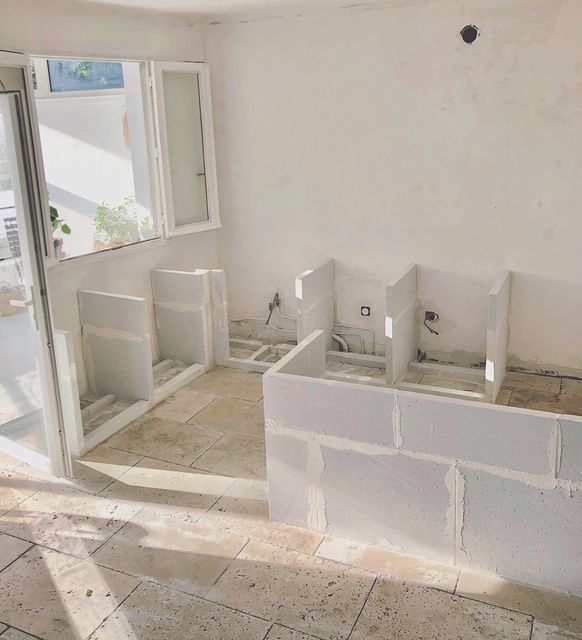 Cloison b&eacute;ton cellulaire