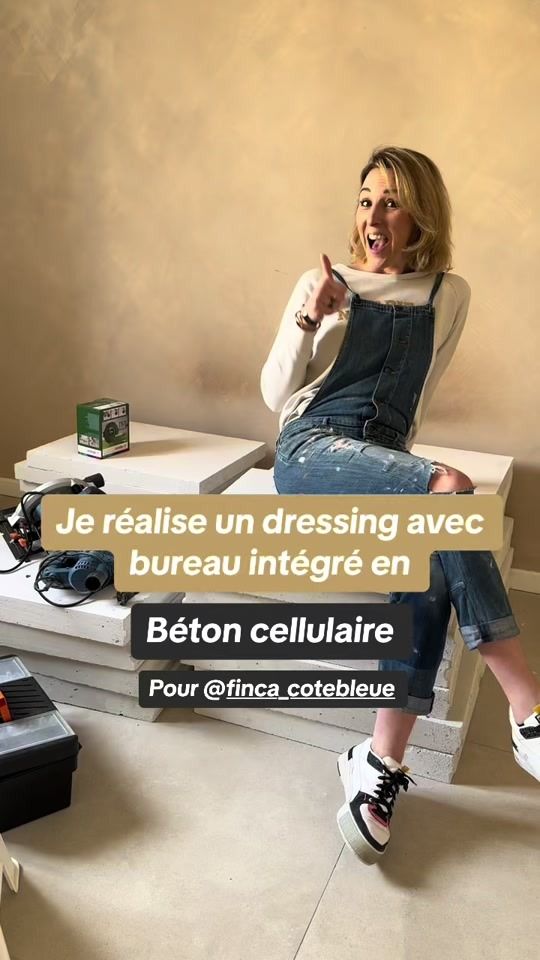 Cloison b&eacute;ton cellulaire