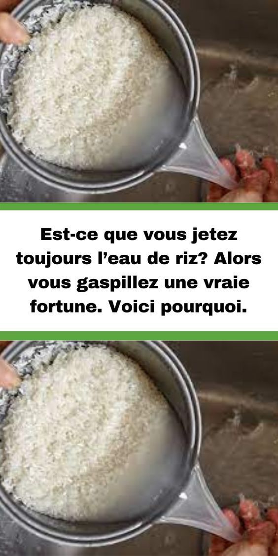 Dosage riz par personne
