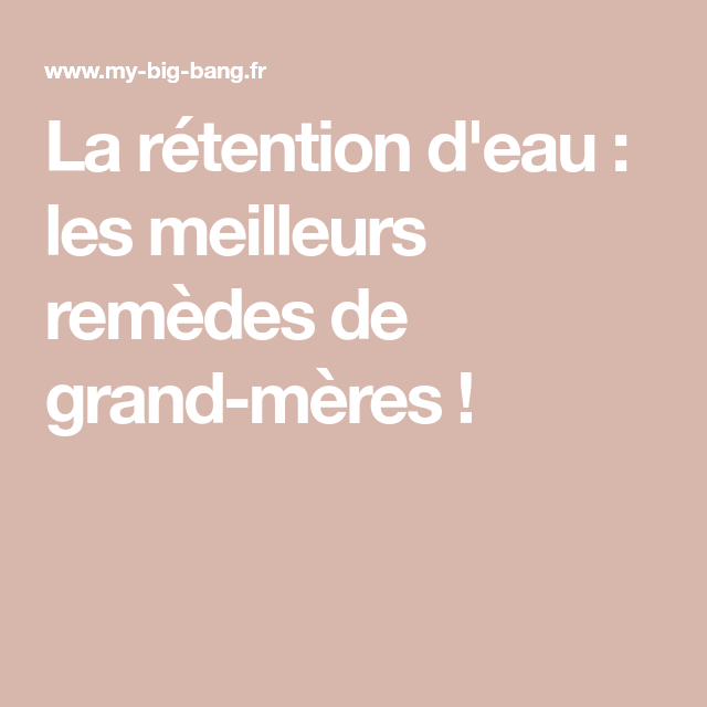 rem&egrave;de grand-m&egrave;re incontinence