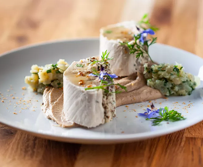 Chapon de No&euml;l r&ocirc;ti parfait