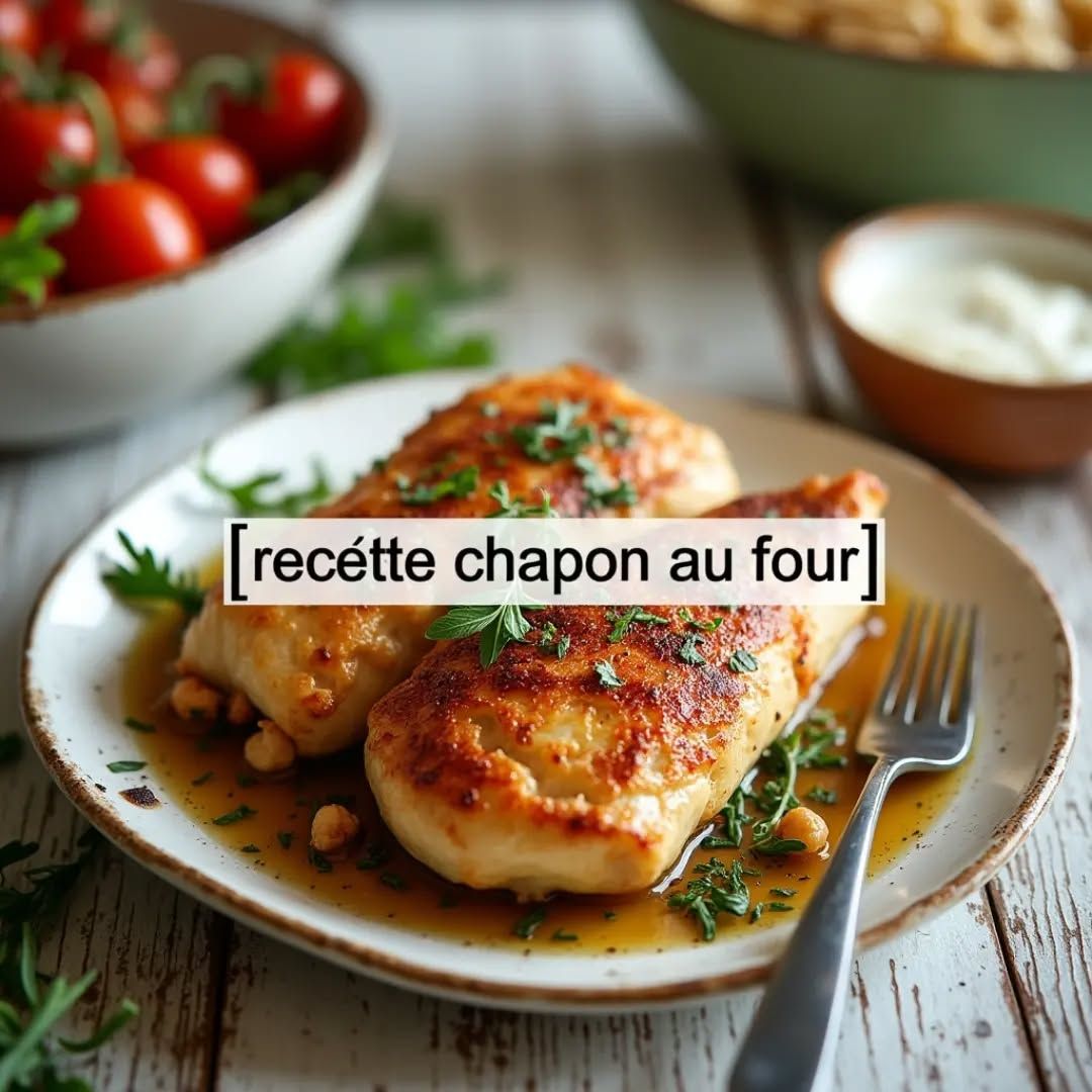 Chapon de No&euml;l r&ocirc;ti parfait